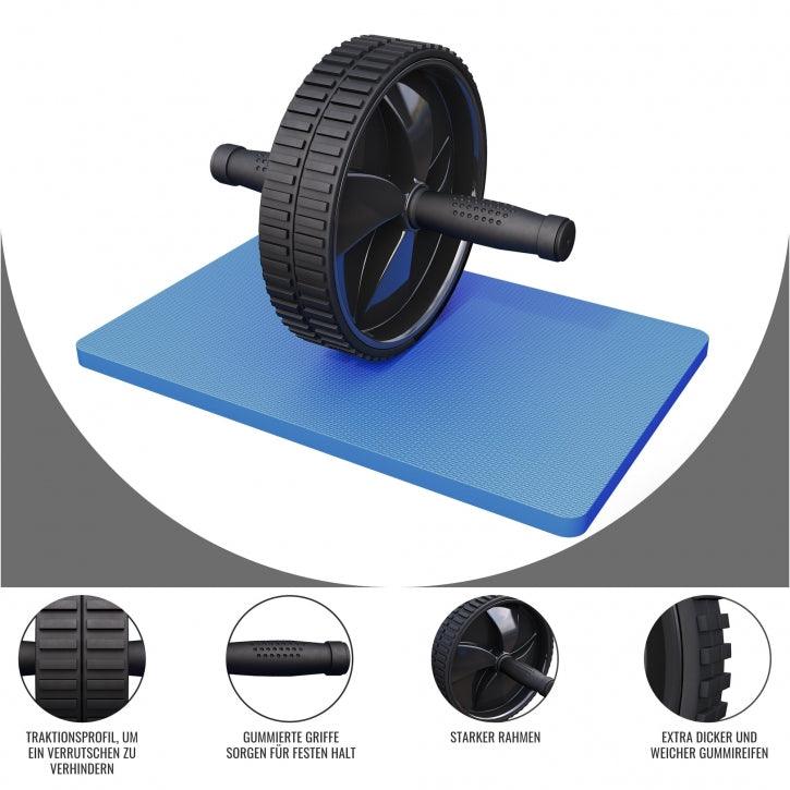 gyronetics-e-series-ab-roller-bauchroller-schwarz-mit-matte image 3