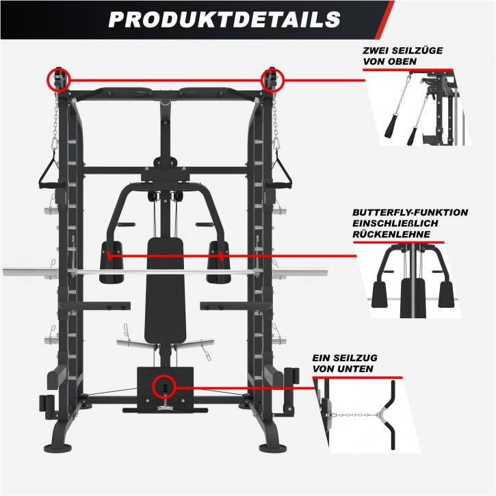 gyronetics-e-series-smith-machine-multipresse-schwarz image 5