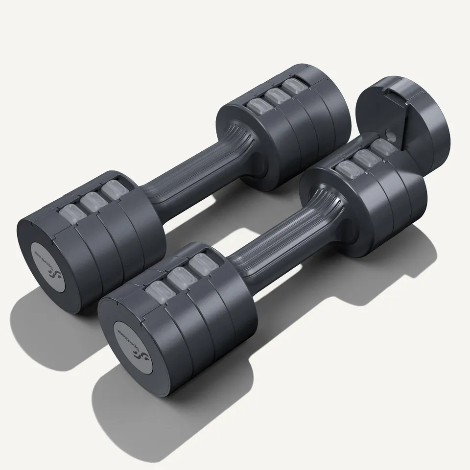 sportneer-dumbbells-verstellbare-kurzhantel-carbon-black-5lb image 1