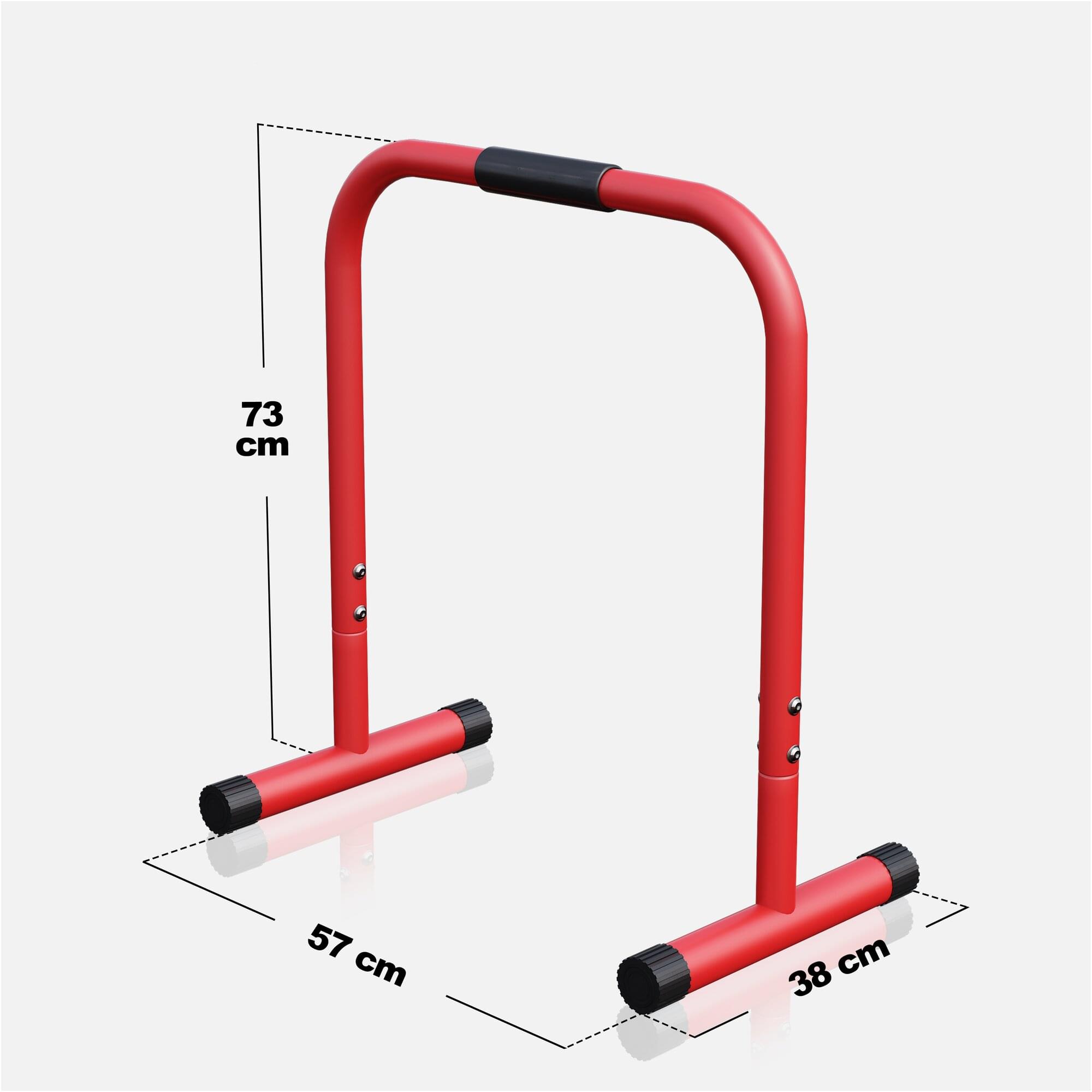 gyronetics-dip-station-dip-barren-73-cm-schwarz-gepolstert image 3