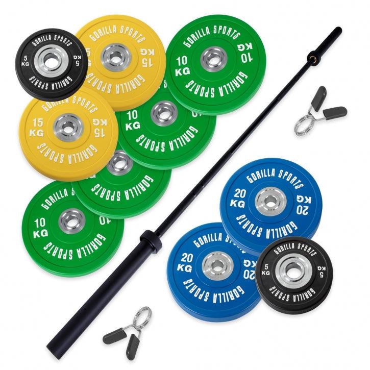 gyronetics-e-series-langhantel-set-olympia-140-kg-pro image 2