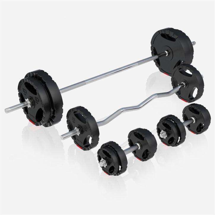 gyronetics-e-series-kraftstation-universal-mit-hantelset-100kg image 5