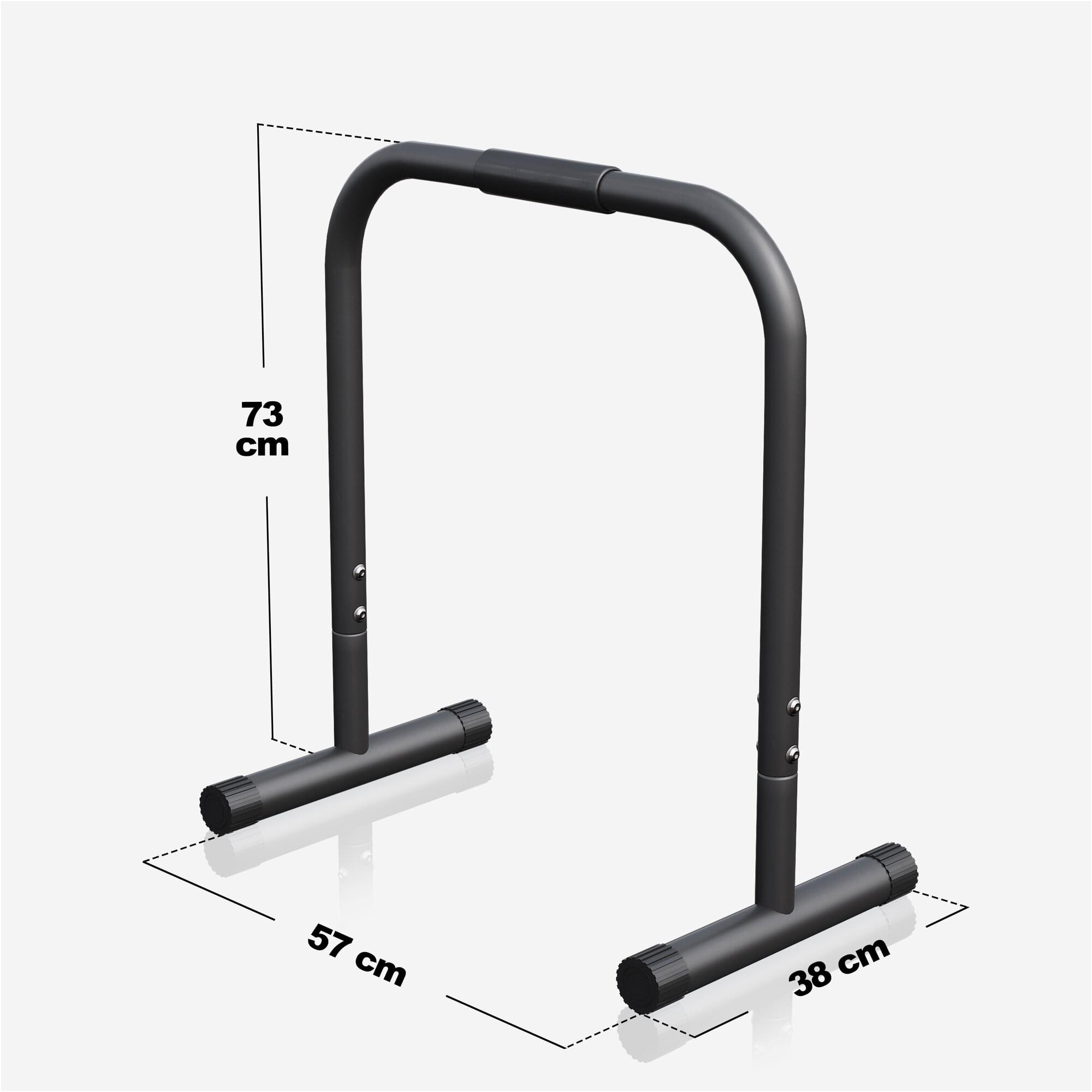 gyronetics-dip-station-dip-barren-73-cm-schwarz-gepolstert image 5