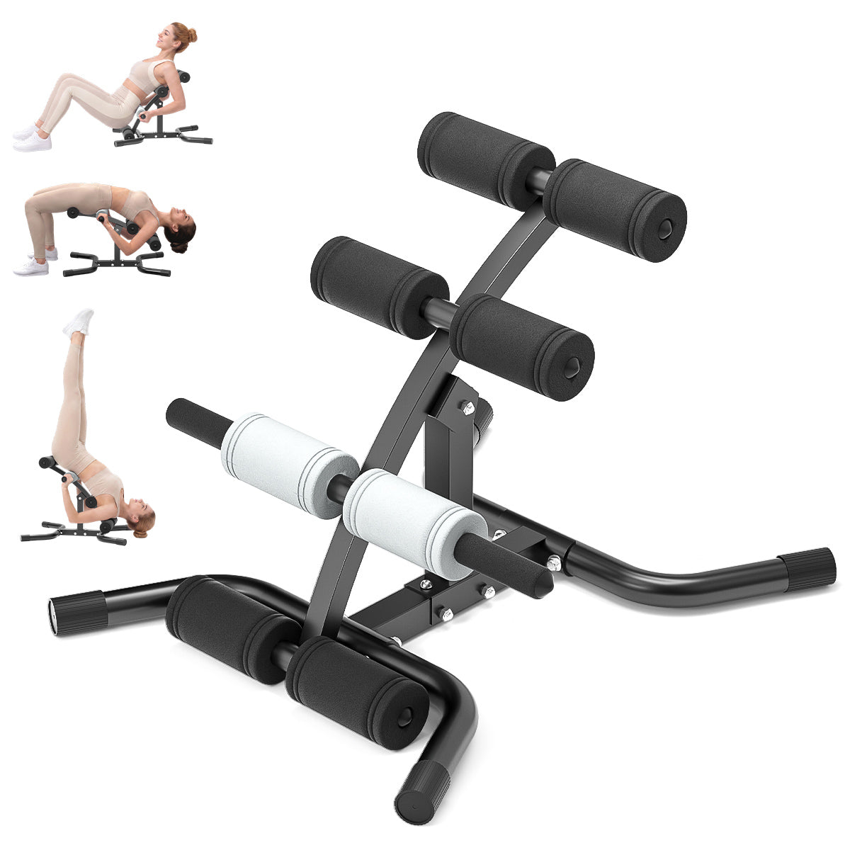 relife-weight-bench-mini-inversionstisch-r-cken-150-kg-pink image 1