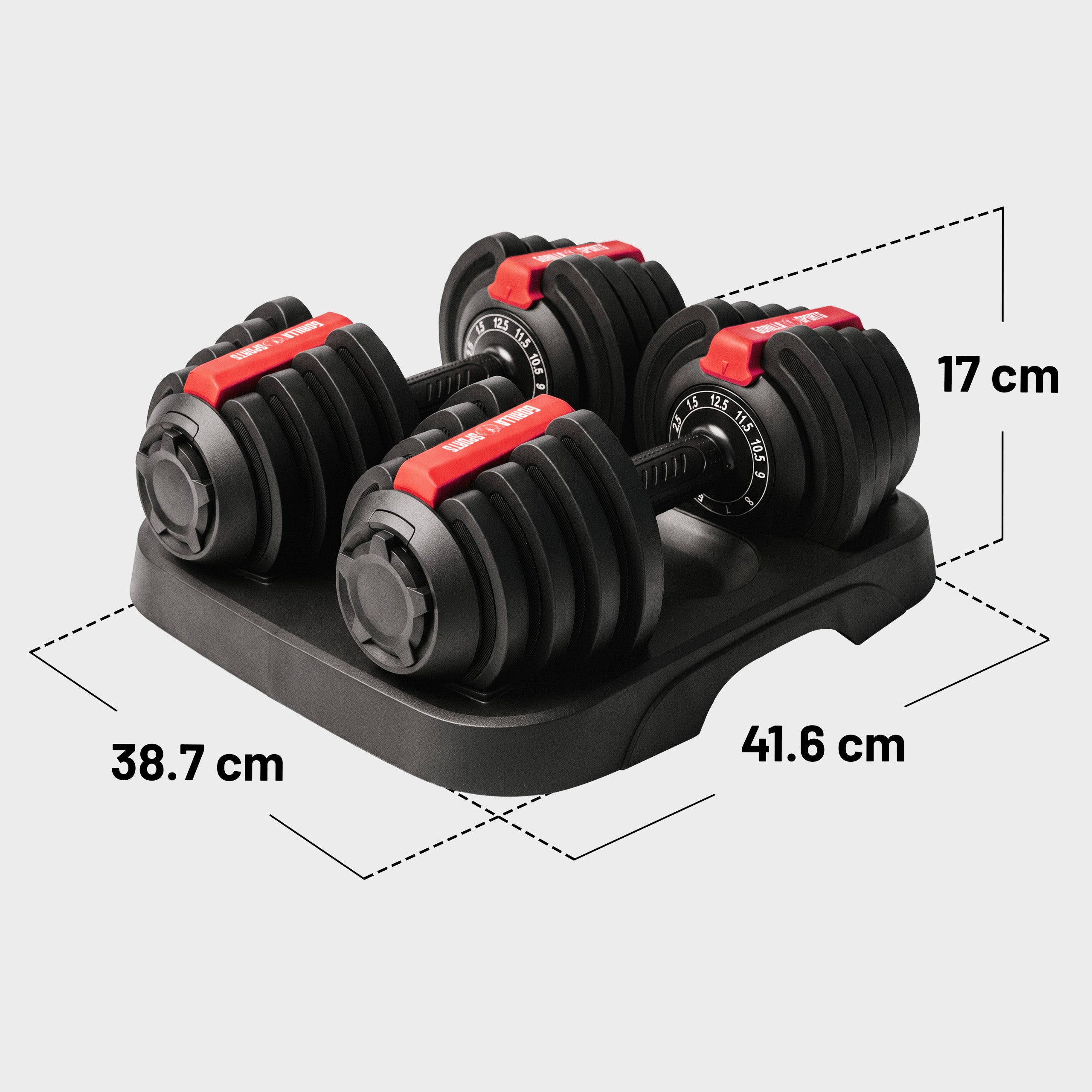gyronetics-e-series-hanteln-verstellbar-2x12-5-kg-25-kg-set image 7