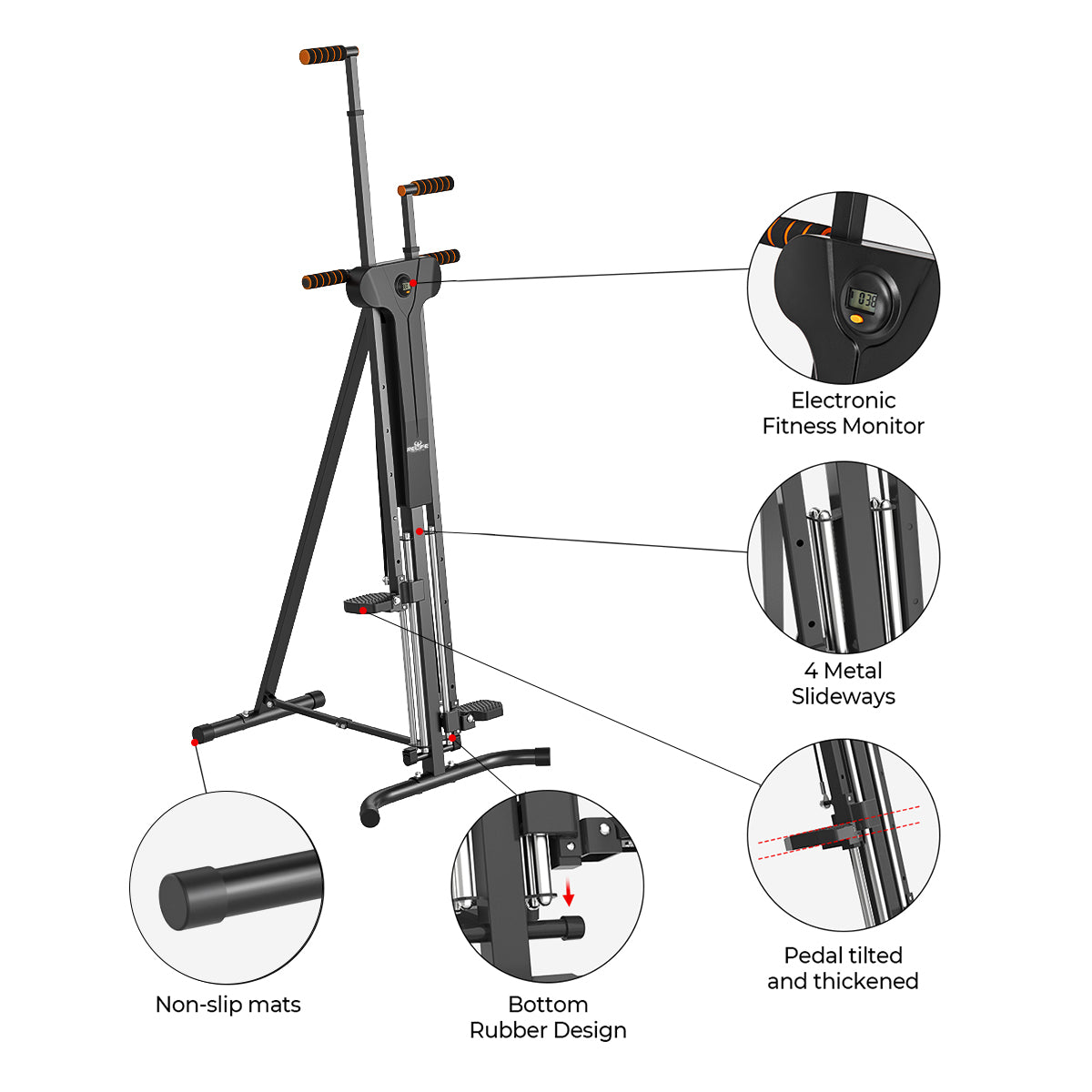 relife-vertical-climber-machine-stepper-klettertrainer-f-r-cardio image 3