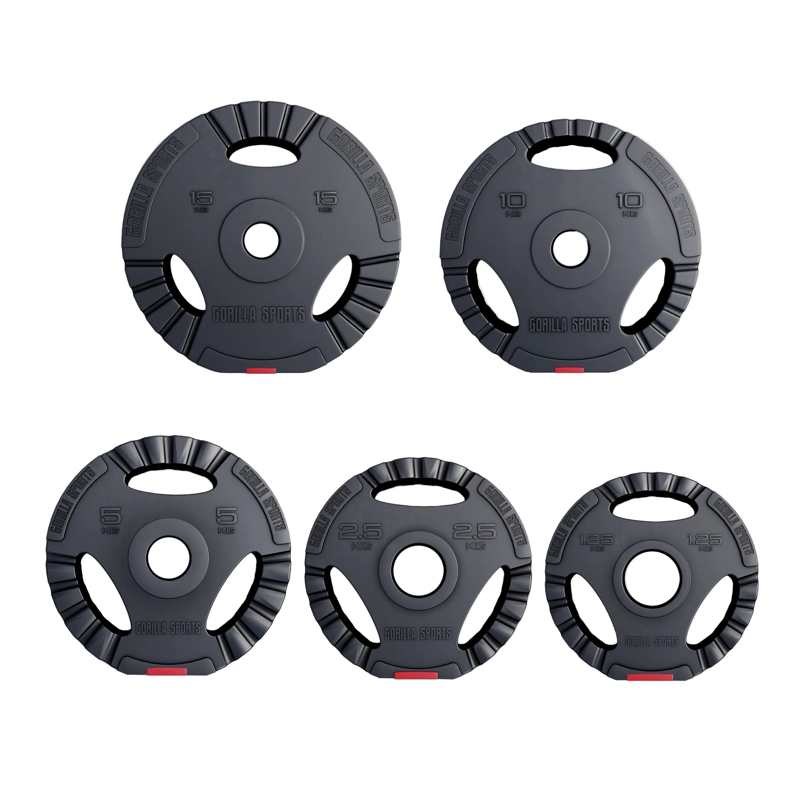 gyronetics-e-series-hantelscheibe-olympia-10-kg-kunststoff-gripper image 1