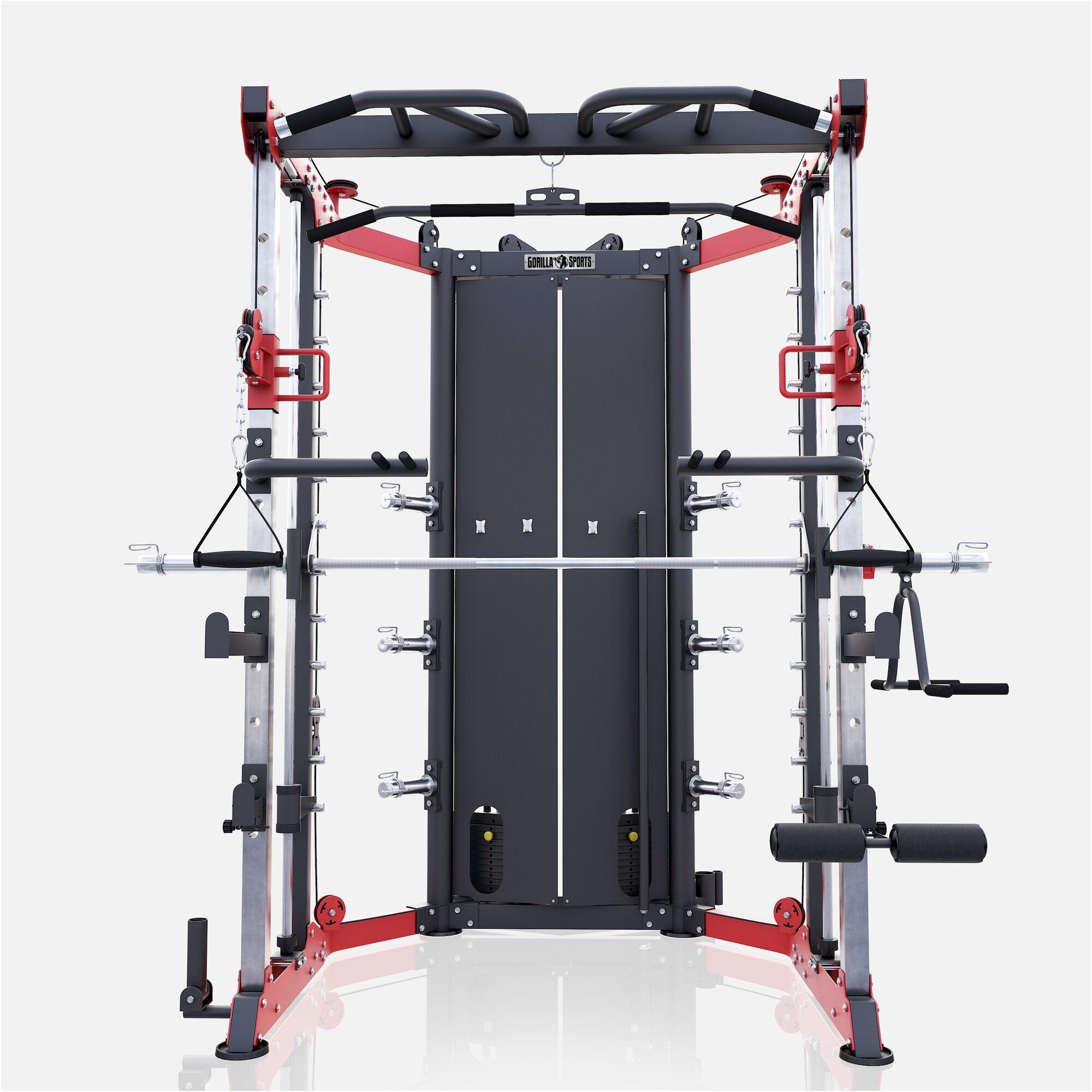 gorilla-sports-e-series-smith-machine-multipresse-mit-gewichten image 3