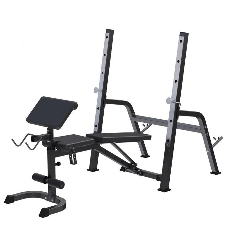 gyronetics-e-series-schr-gbank-hantelbank-schwarz-mit-ablage image 1