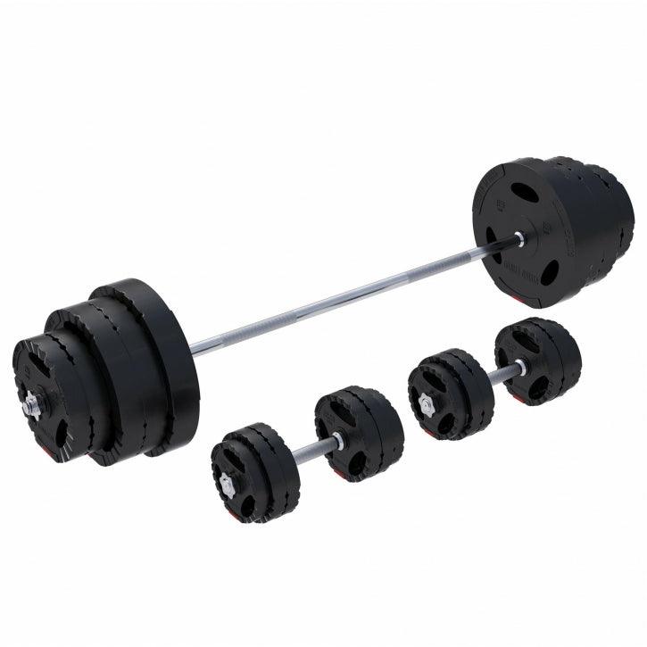 gyronetics-e-series-langhantel-set-gripper-60-kg-kunststoff image 1