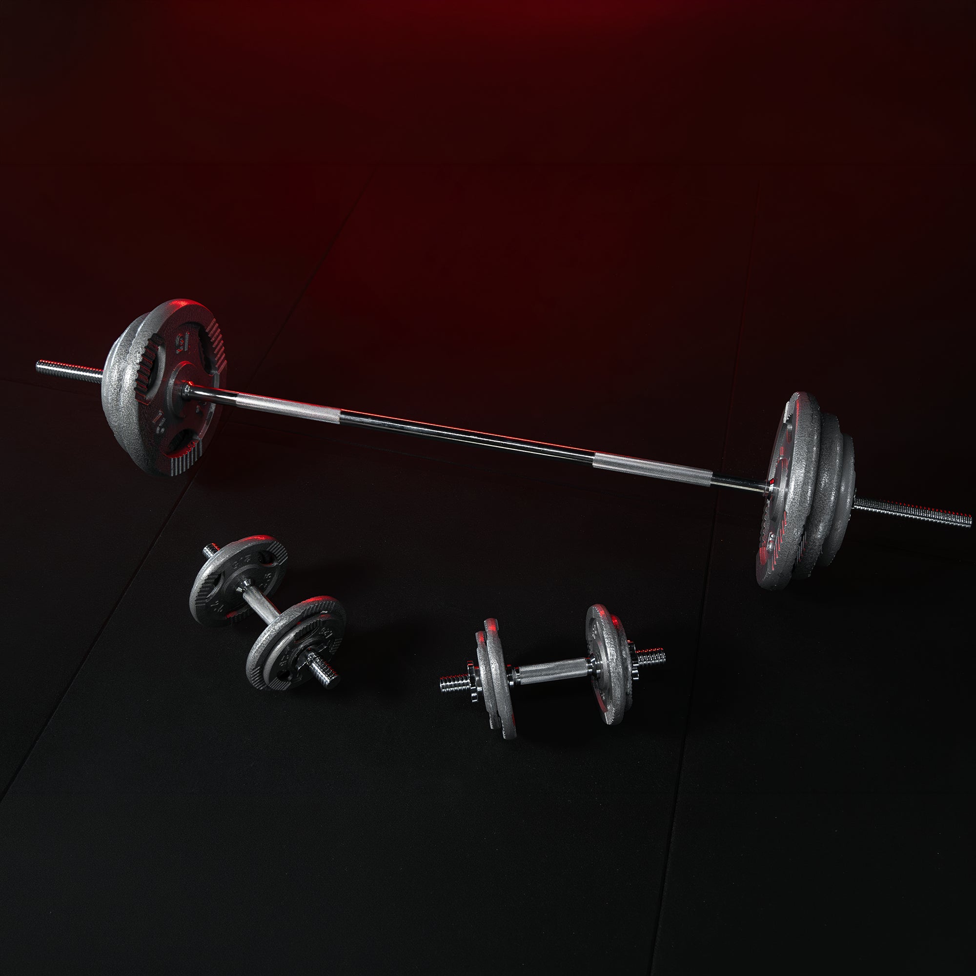 gyronetics-e-series-langhantel-set-gusseisen-gripper-100-kg image 4