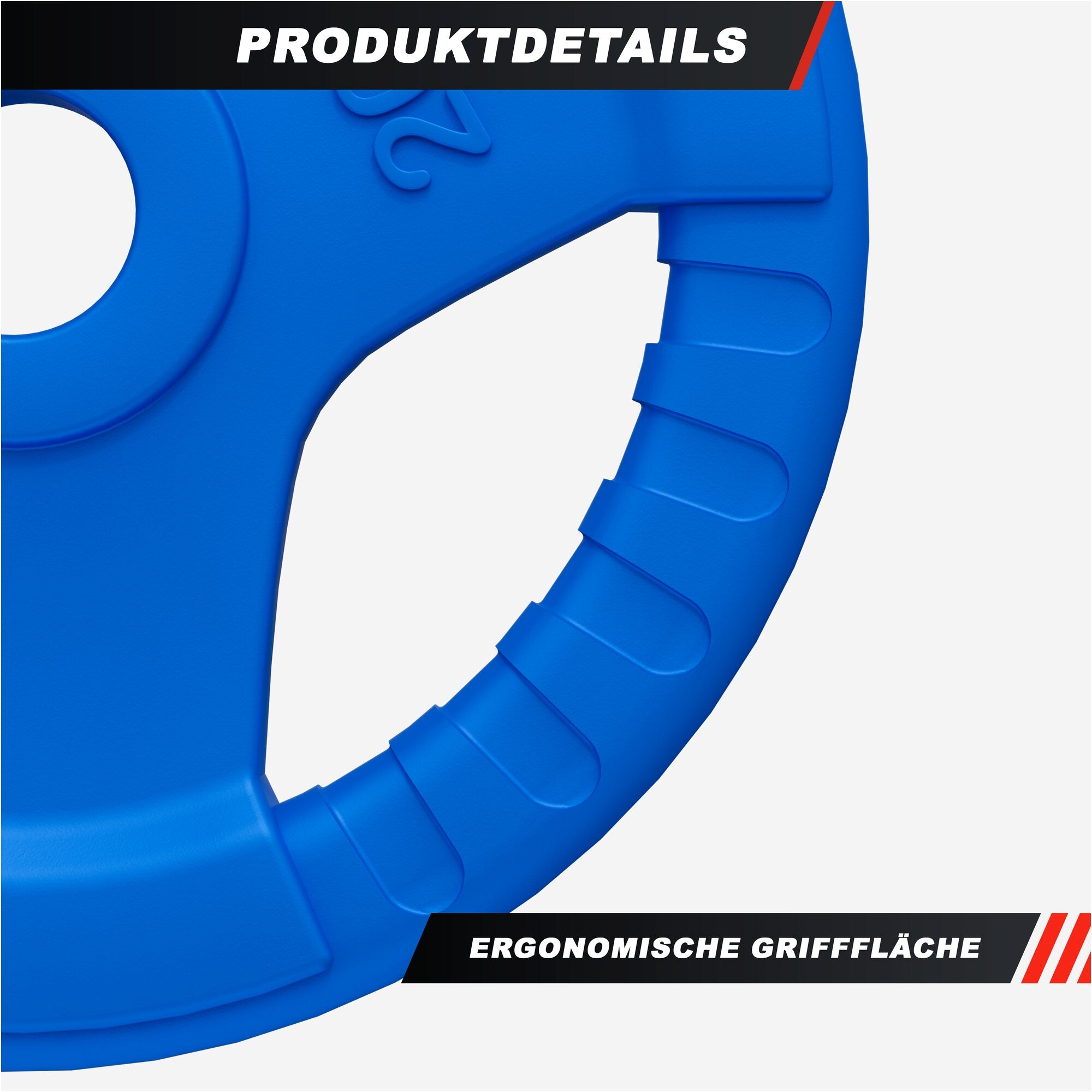 gyronetics-e-series-olympia-hantelscheibe-gummi-10-kg-50mm image 6