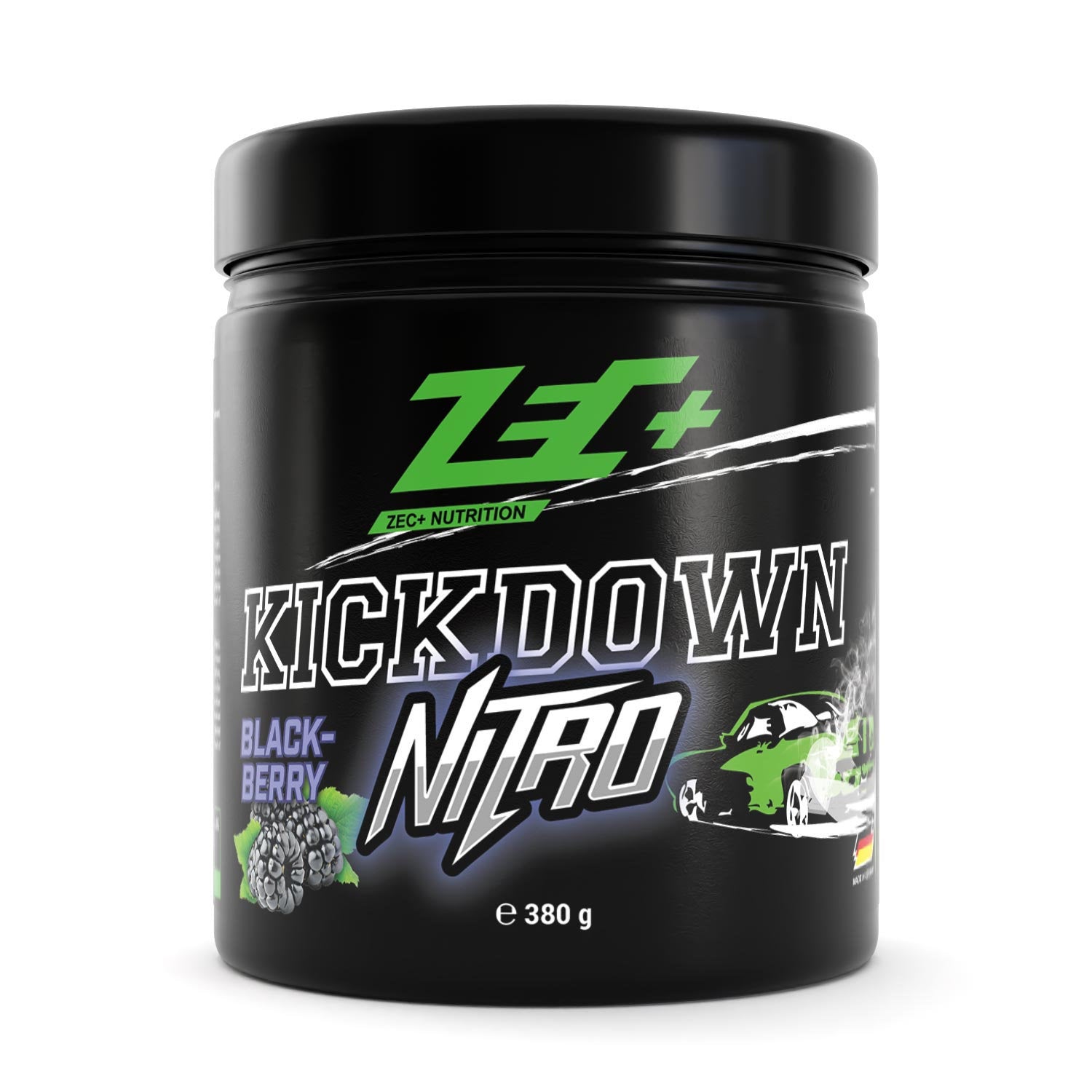 zec-kickdown-nitro-pre-workout-green-apple-380g image 1