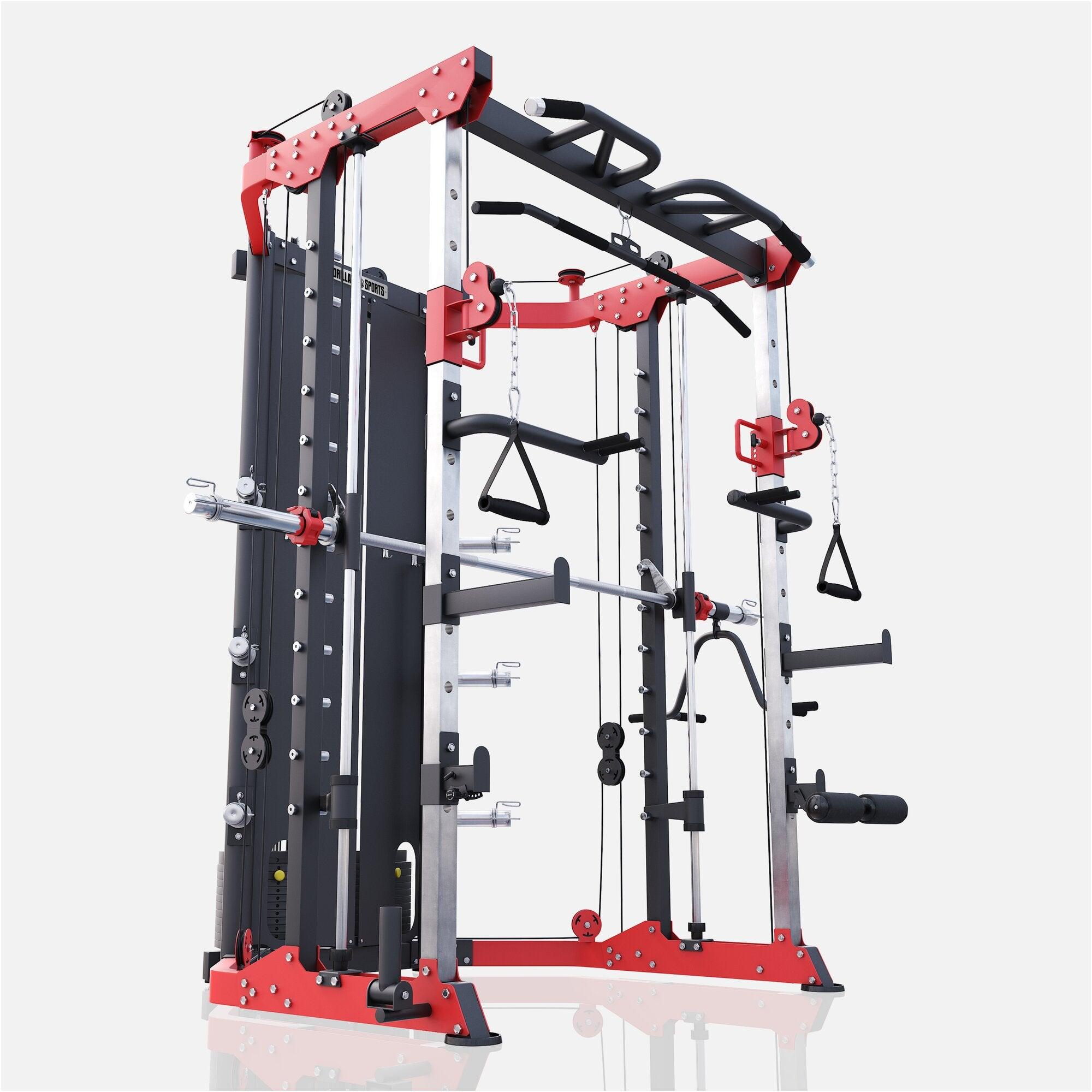 gorilla-sports-e-series-smith-machine-multipresse-mit-gewichten image 2