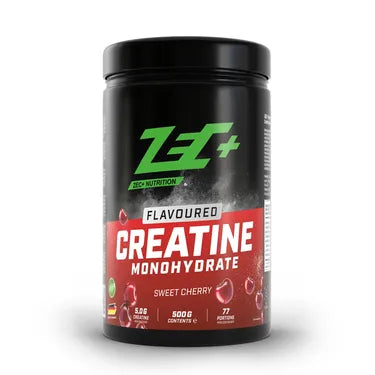 zec-flavoured-creatine-monohydrate-pulver-500g-sweet-cherry image 2