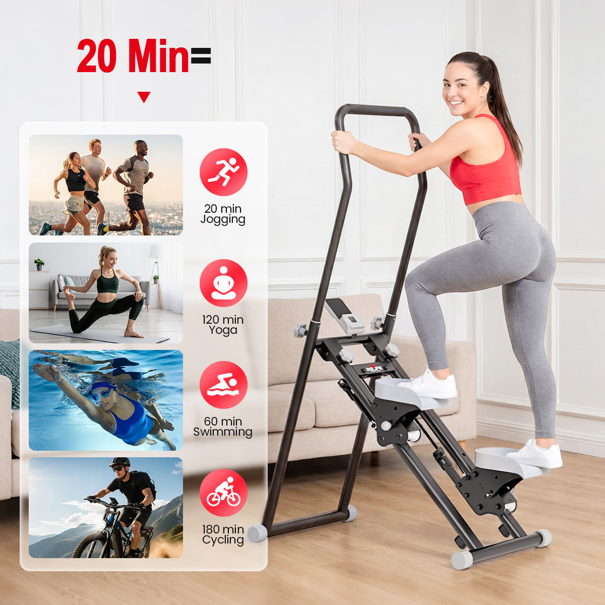 relife-vertical-climber-stepper-stairmaster-schwarz image 5