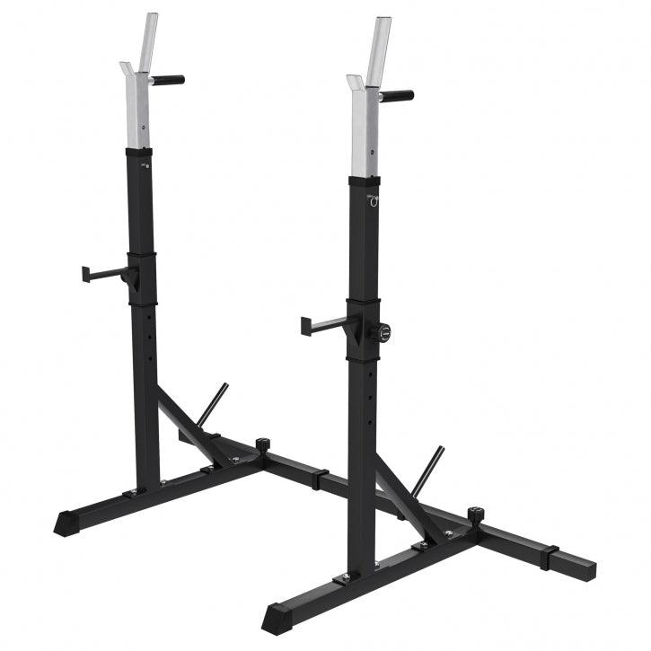 gyronetics-e-series-squat-rack-verstellbar-mit-ablage image 1