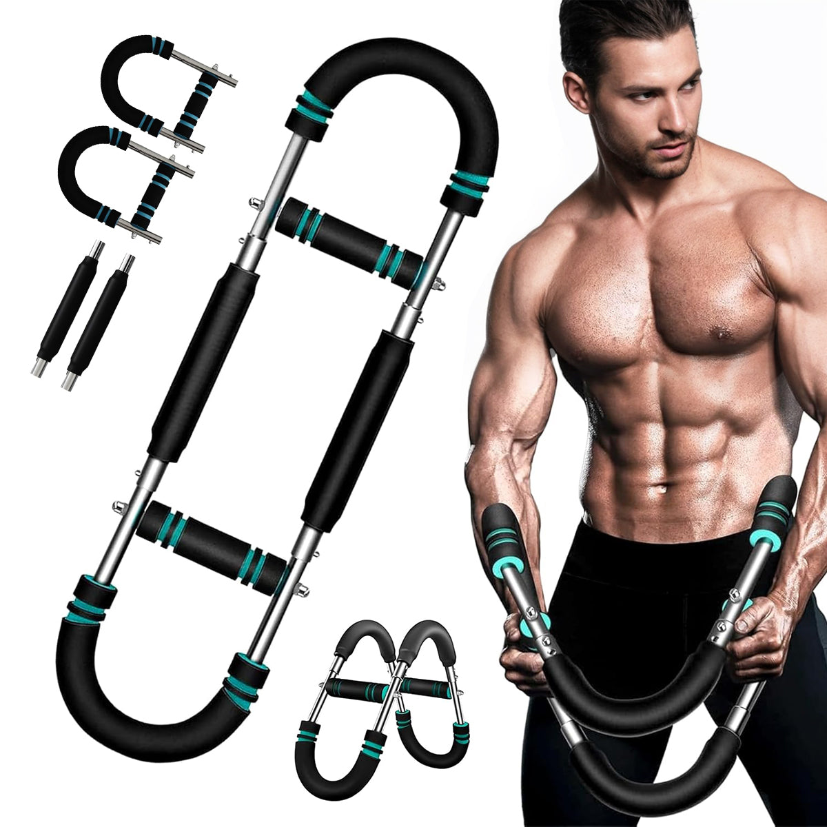 relife-arm-trainer-twister-bar-60-110lbs-federstab-brustexpander image 1