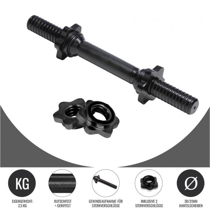 gyronetics-e-series-kurzhantelstange-35-cm-chrom-silber-30-mm image 5
