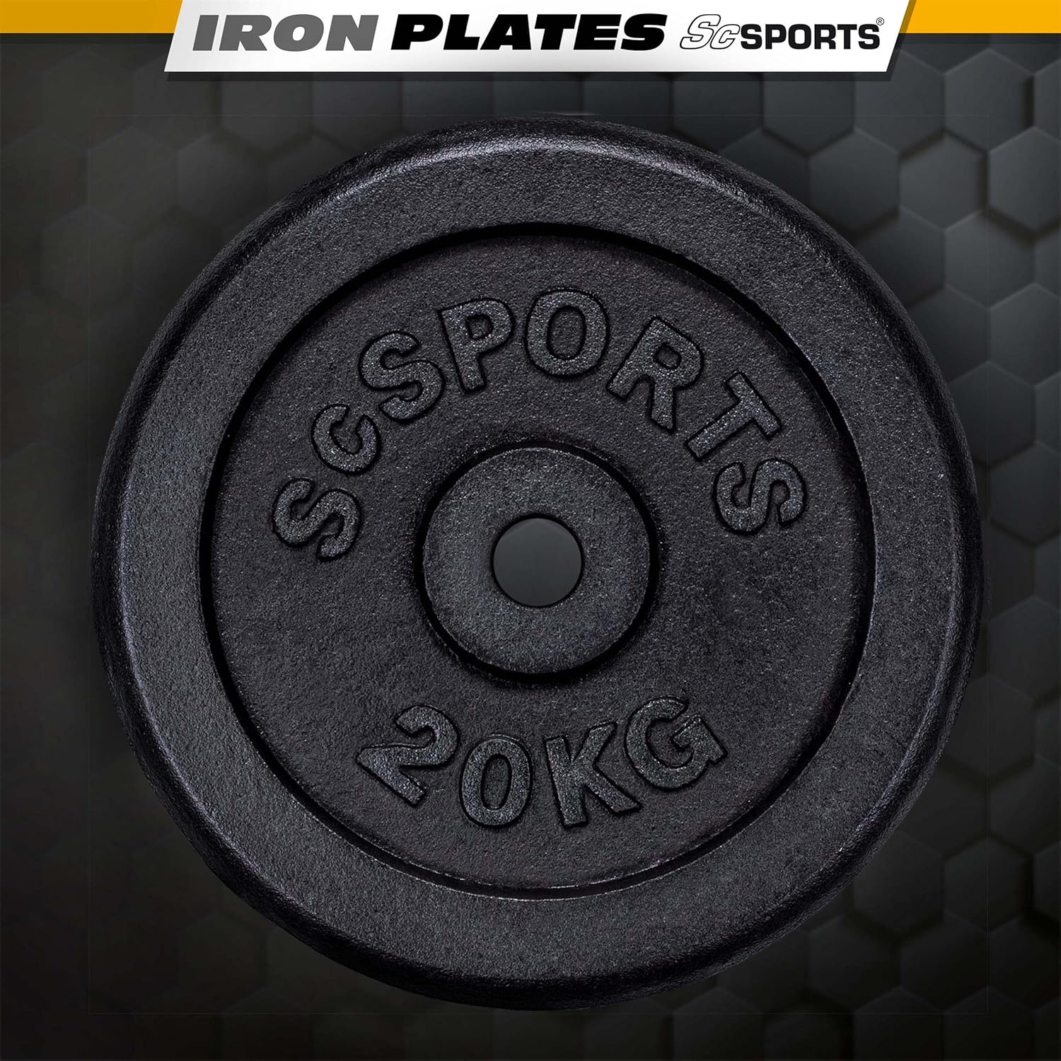 scsports-krafttraining-hantelscheibe-gusseisen-20-kg-schwarz image 4
