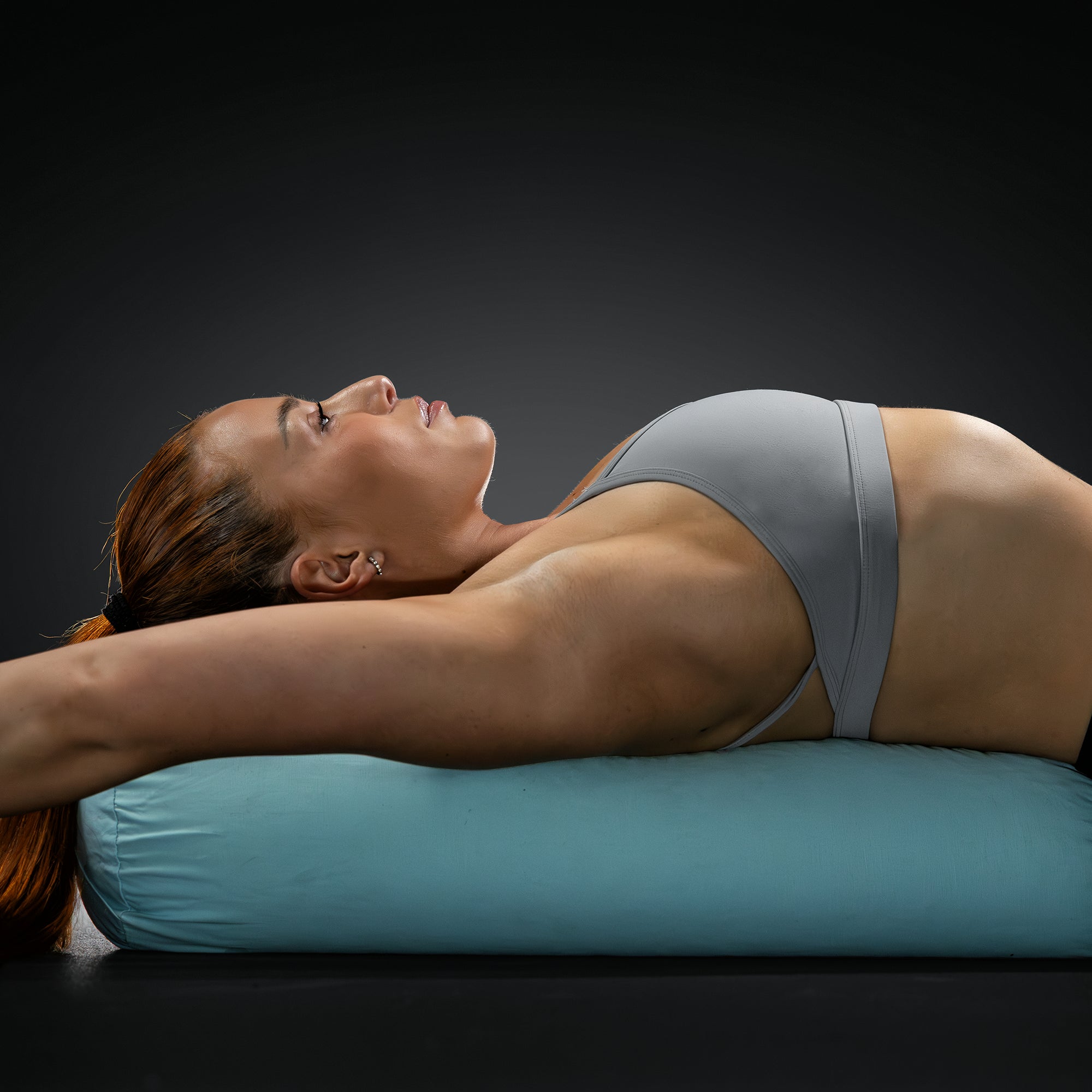 gyronetics-e-series-yogabolster-65-cm-yogakissen-schwarz-dinkelspelz image 2