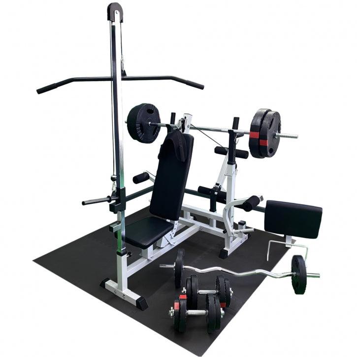 gyronetics-e-series-kraftstation-universal-home-gym-set-schwarz-100kg image 2