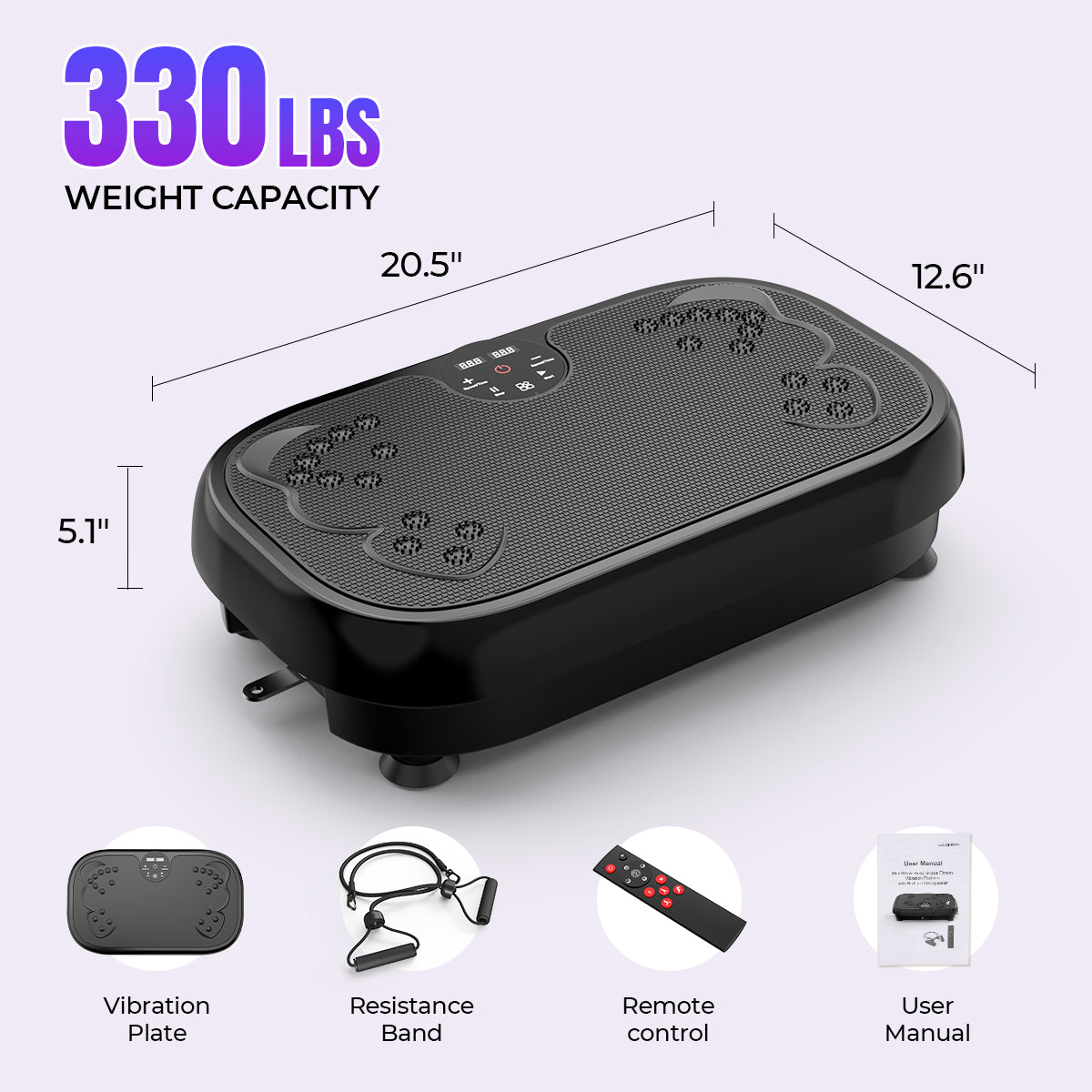 relife-vibration-plate-vibrationsplatte-mit-widerstandsb-ndern image 4
