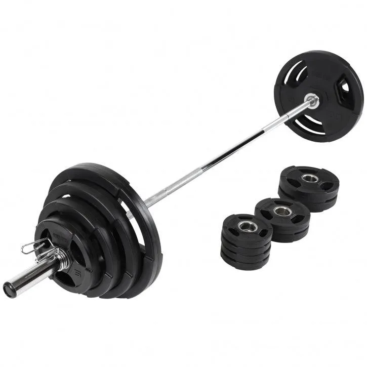 gyronetics-e-series-olympia-langhantelset-130-kg-gripper-kunststoff image 1