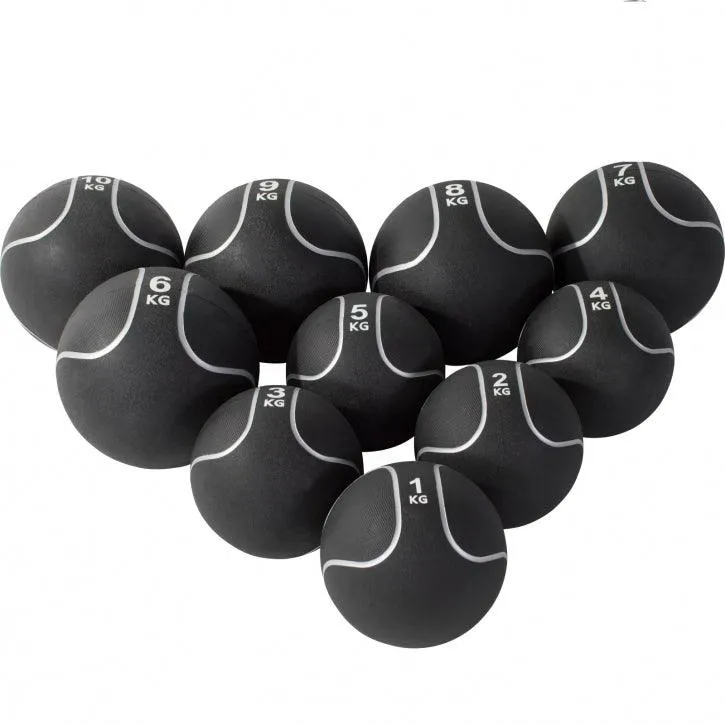 gyronetics-e-series-medizinball-1-kg-gummi-schwarz image 1
