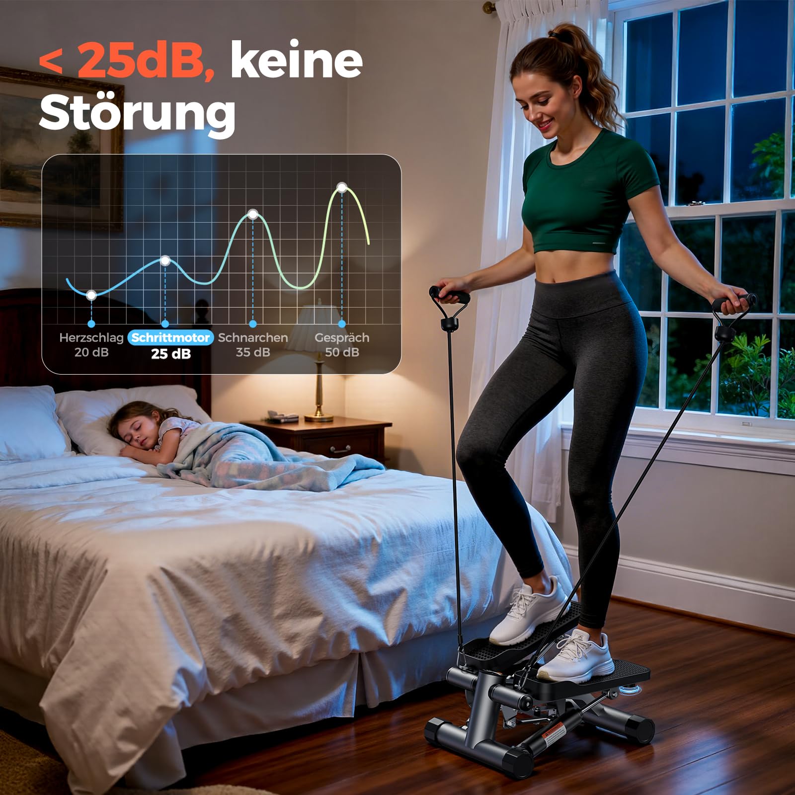 sportsroyals-stair-stepper-mini-stepper-schwarz-mit-b-ndern image 8