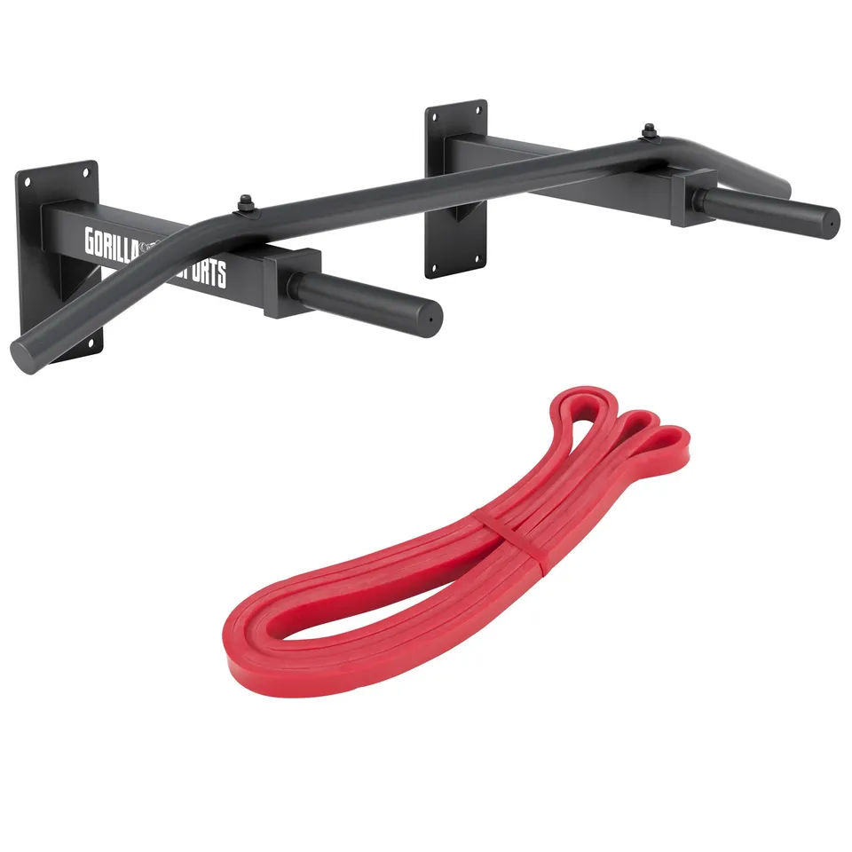gyronetics-e-series-klimmzugstange-set-wand-resistance-band-schwarz image 1
