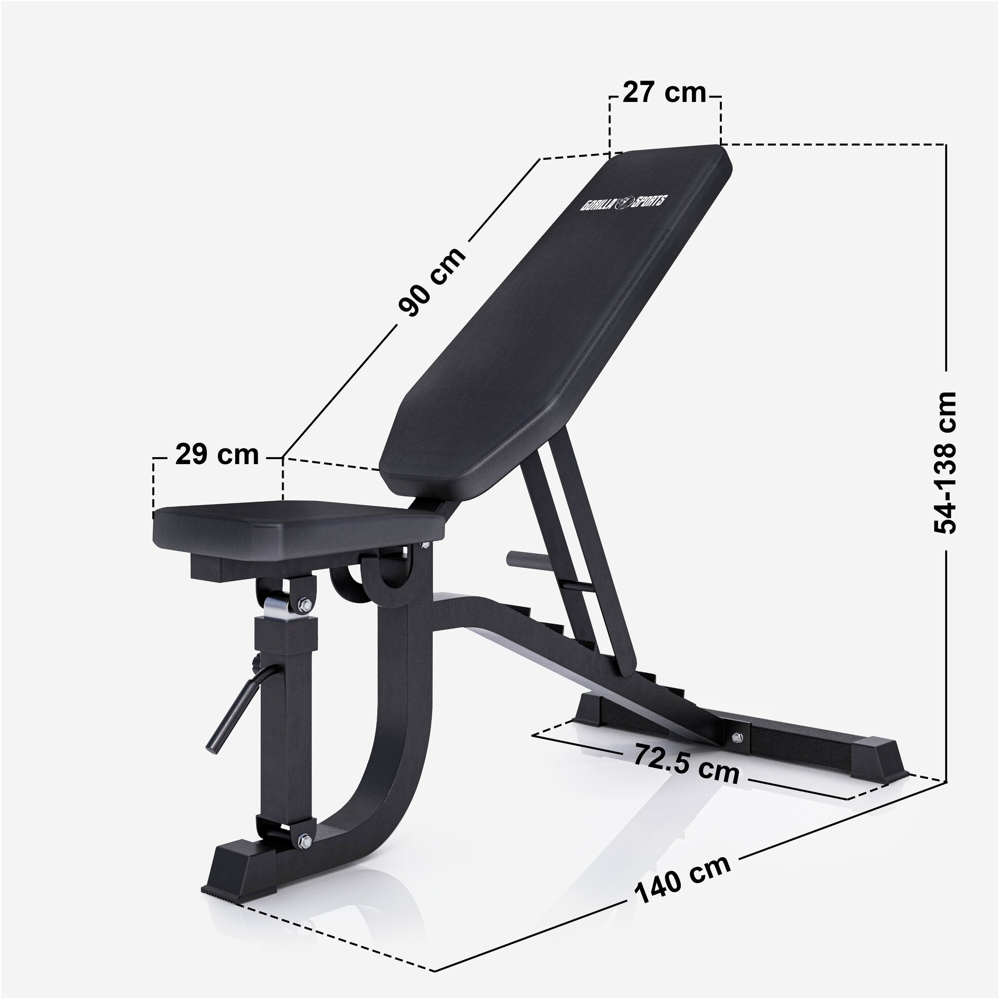 gyronetics-e-series-schr-gbank-verstellbar-500-kg-stahl image 3