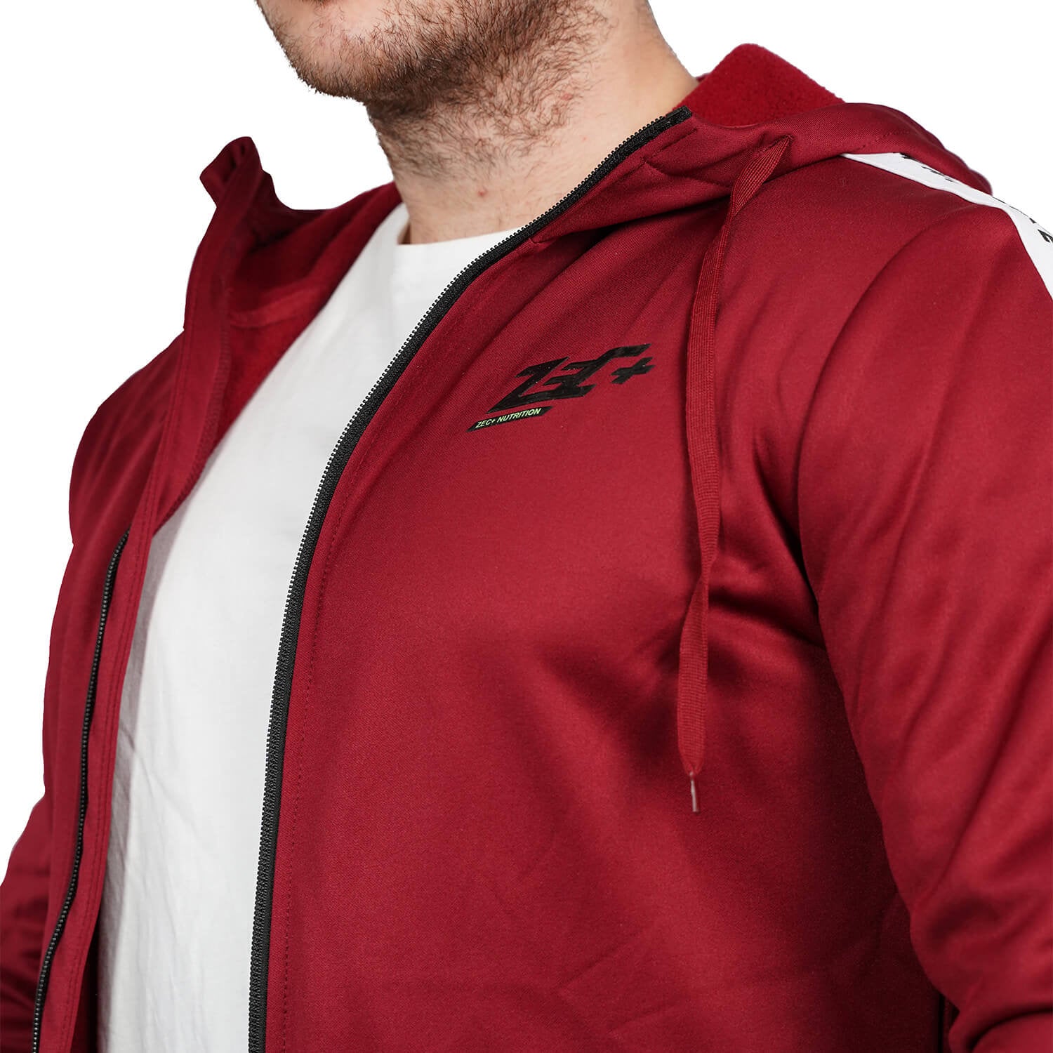 zec-vibes-anzug-burgundy-trainingsanzug-polyester-set image 4