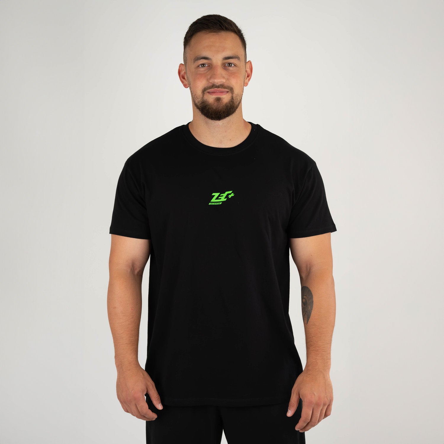zec-basic-classic-t-shirt-herren-baumwolle-schwarz-l image 1