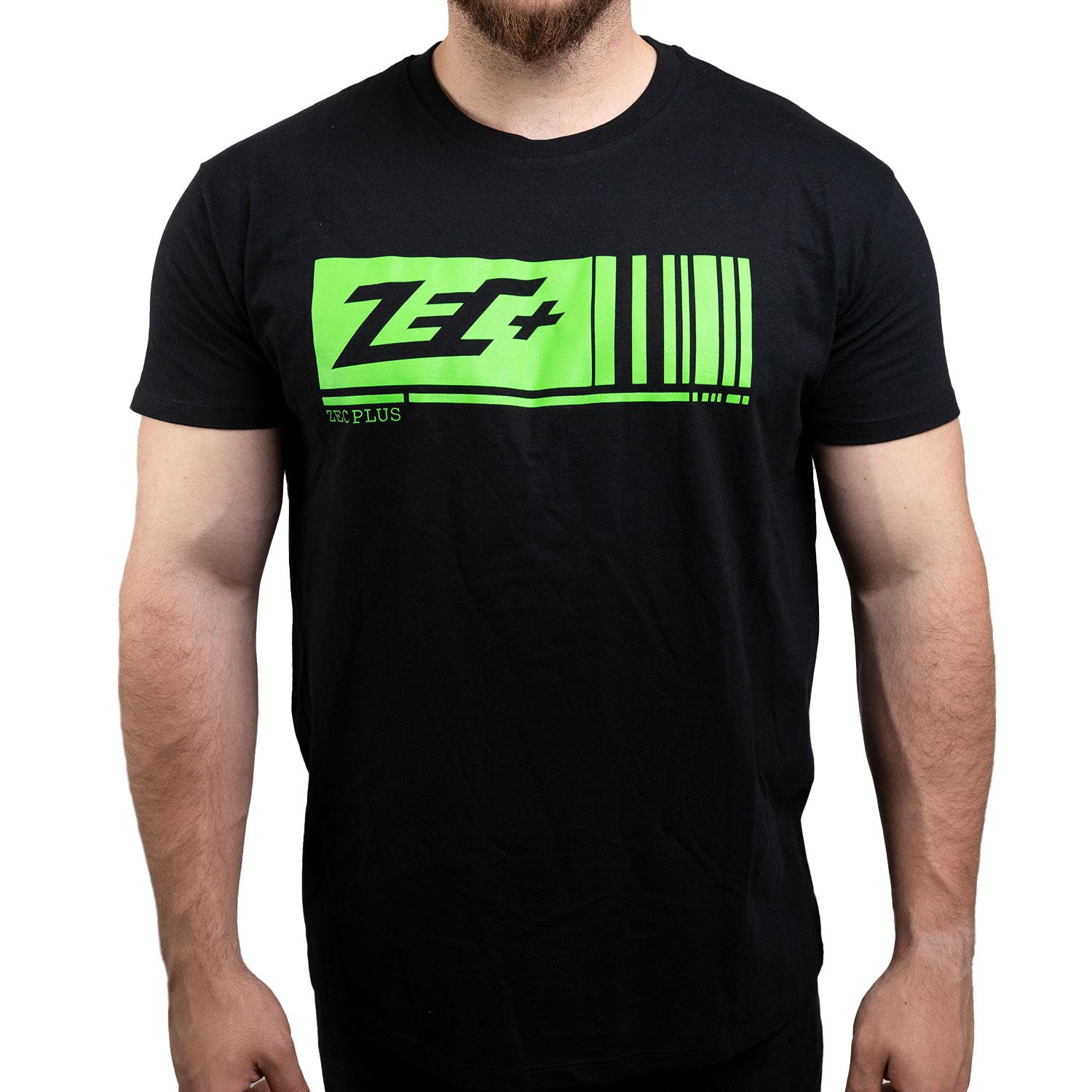 zec-plus-barcode-t-shirt-wei-100-baumwolle-herren-fitness image 1