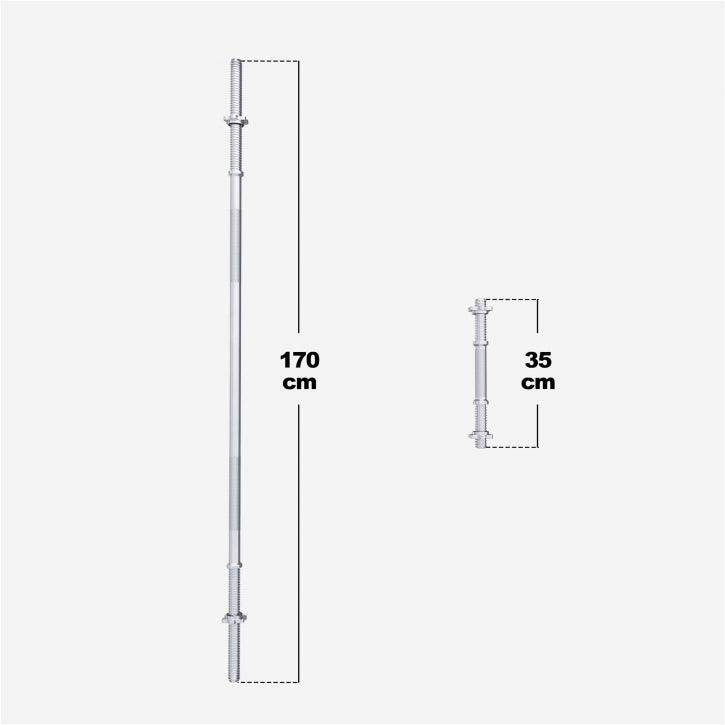gyronetics-e-series-langhantelset-kunststoff-60-kg-sternverschluss image 3