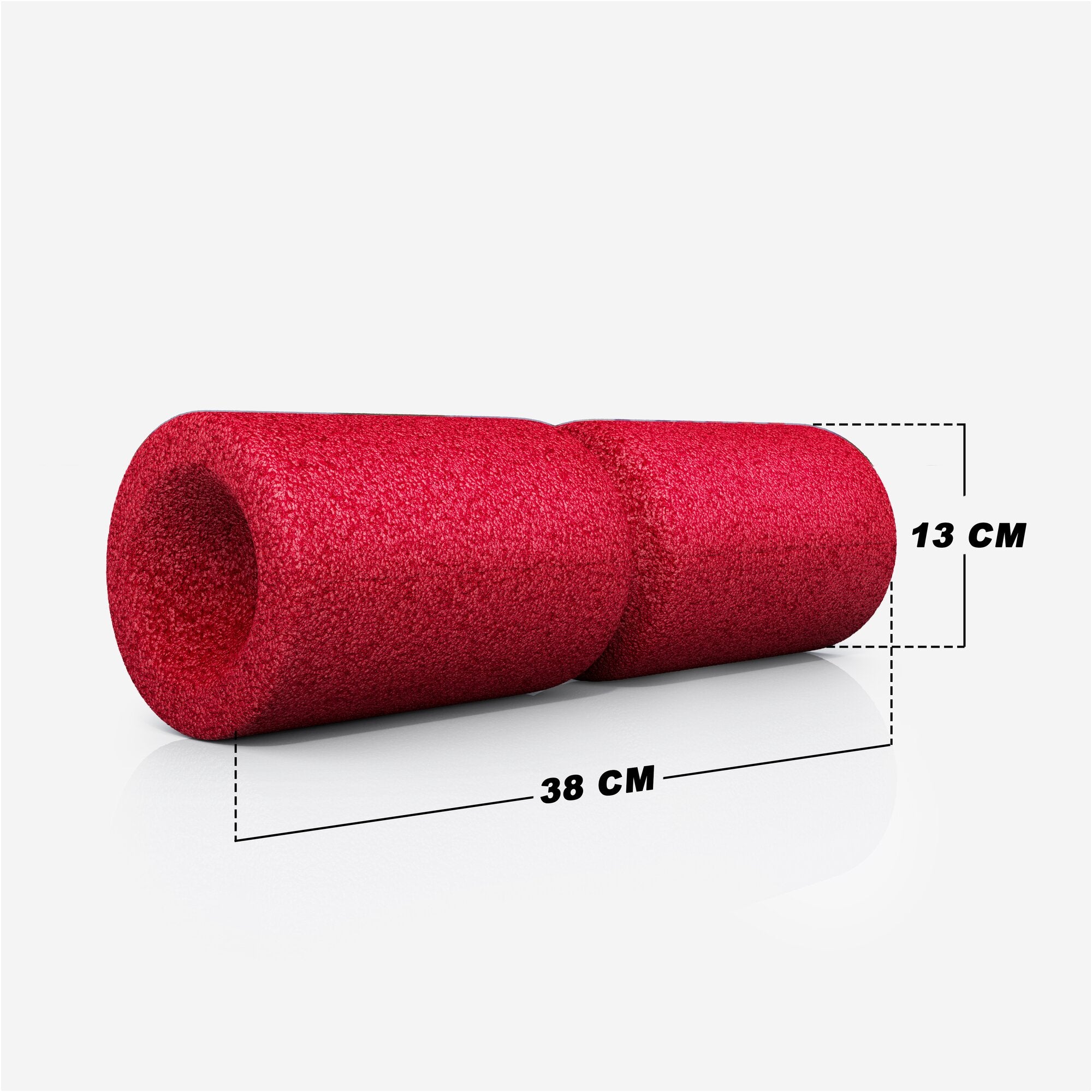 gyronetics-e-series-faszienrolle-38-cm-schwarz-epp-mit-rille image 7