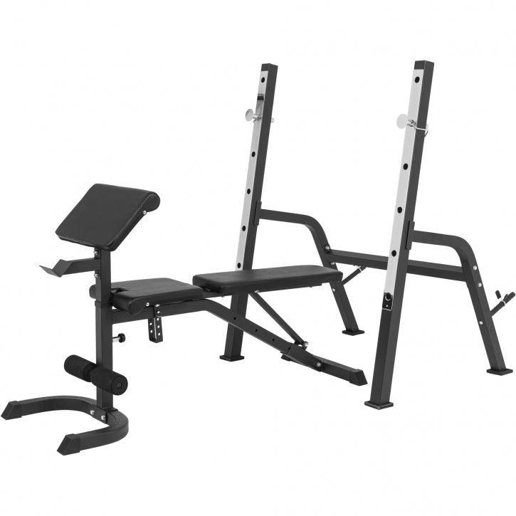 gyronetics-e-series-schr-gbank-set-ablage-langhantel-100kg-schwarz image 3
