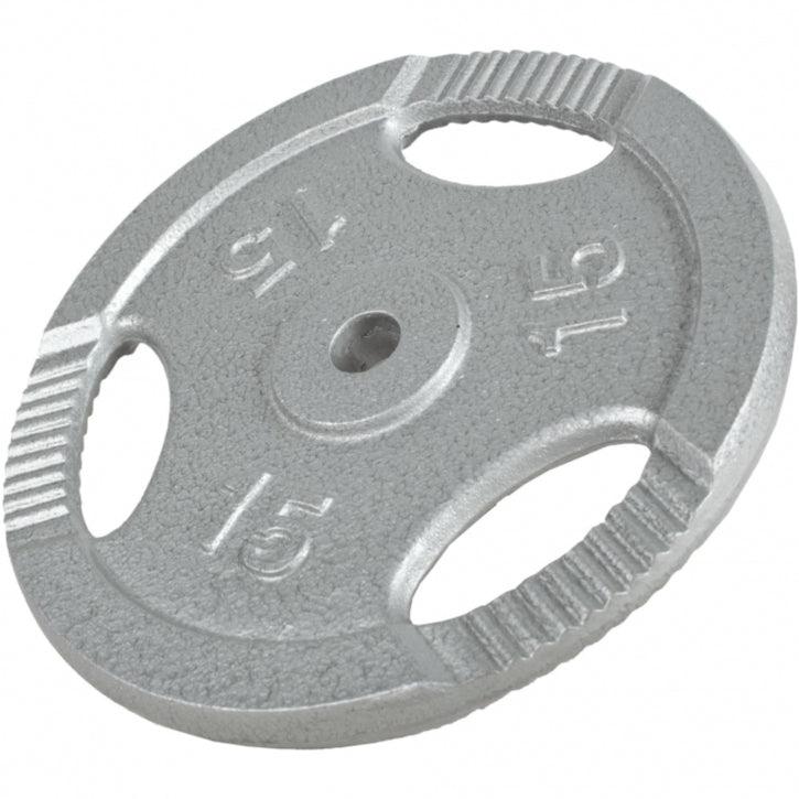 gyronetics-e-series-hantelscheibe-guss-gripper-2-5-lb-1-1-kg-silber image 1