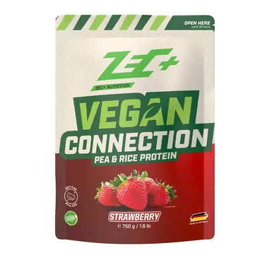 zec-vegan-connection-protein-750g-erdbeere-pflanzlich image 2
