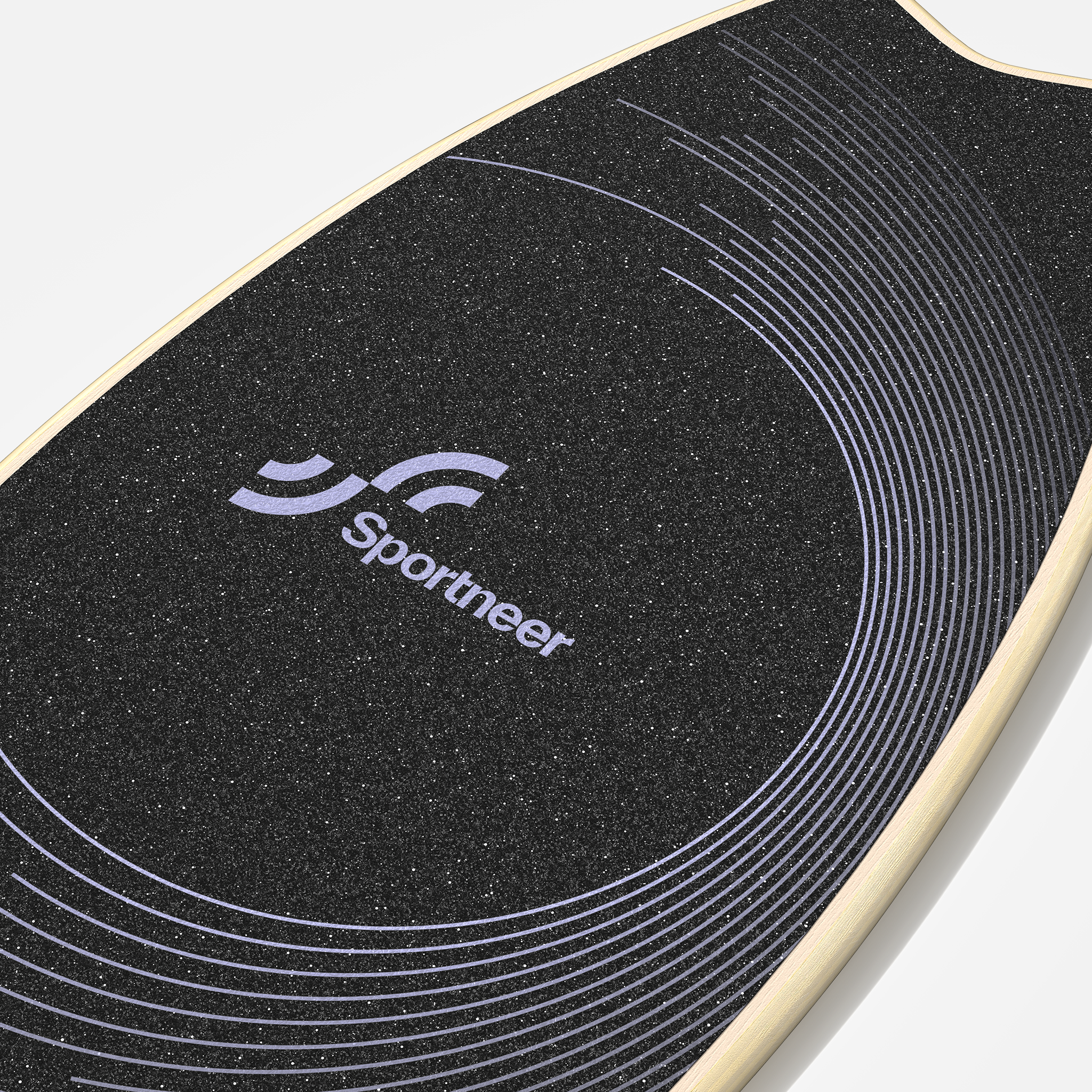 sportneer-balance-board-swirl-birke-2-in-1-rutschfest-core image 2