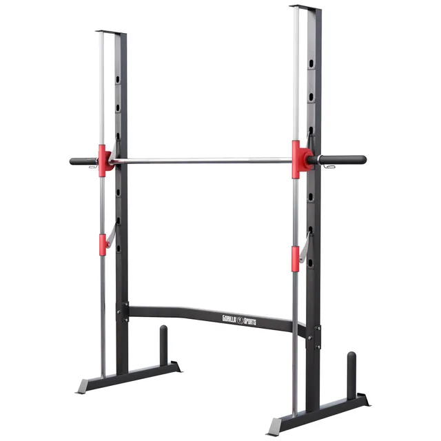 gyronetics-e-series-multipresse-rack-300-kg-mit-langhantel image 1
