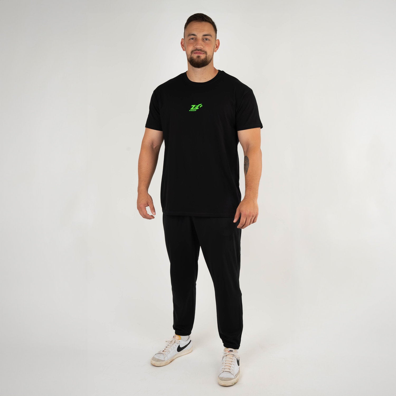 zec-basic-classic-t-shirt-herren-baumwolle-schwarz-l image 3