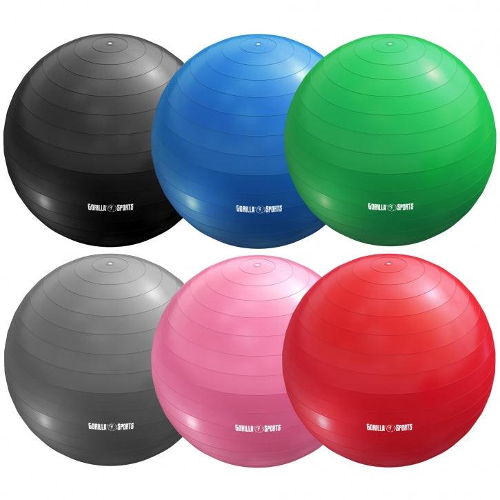 gyronetics-e-series-gymnastikball-65-cm-blau-mit-luftpumpe image 1