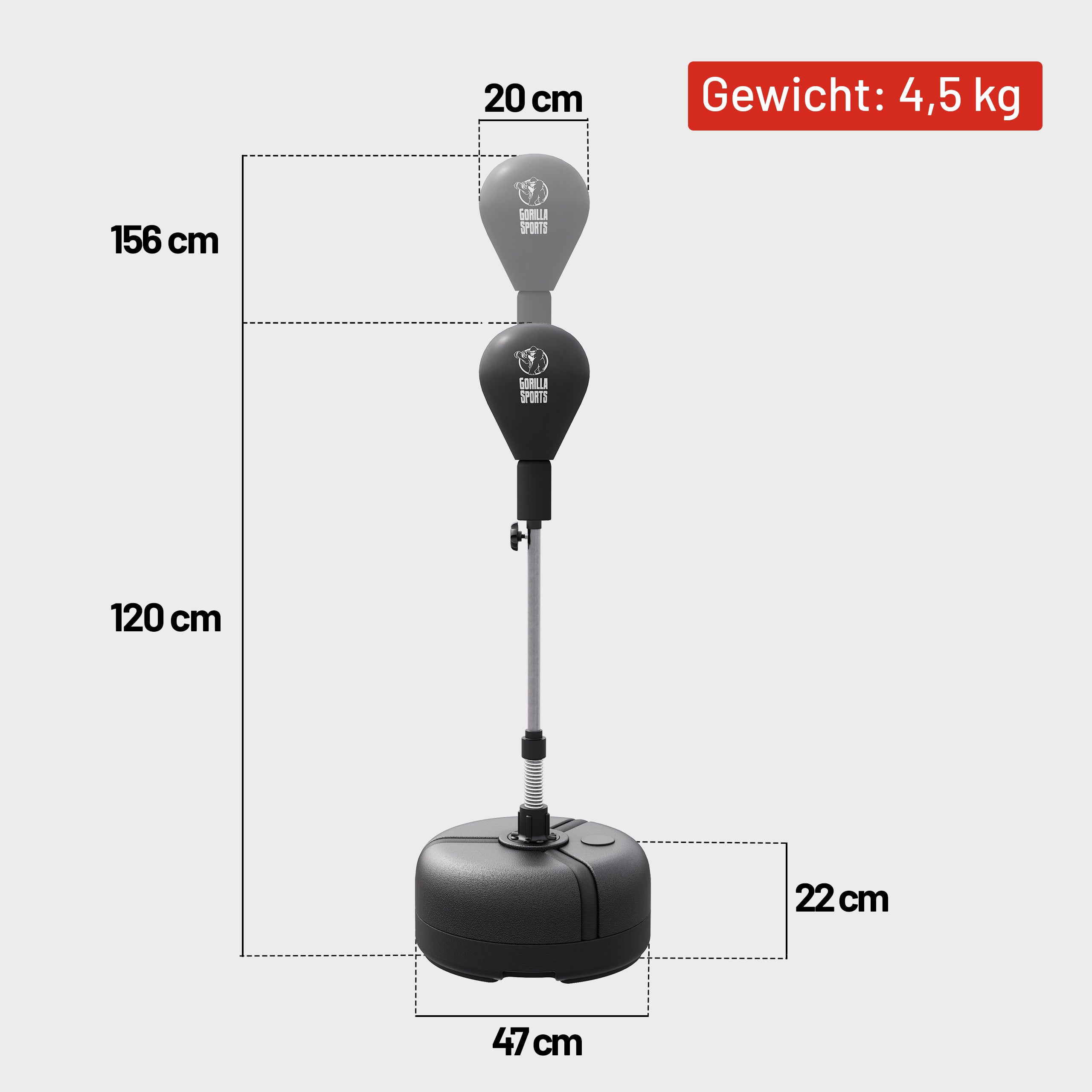 gyronetics-e-series-punchingball-h-henverstellbar-120-156-cm image 7