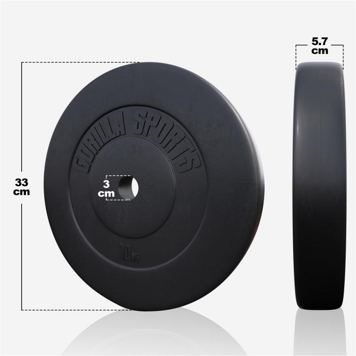 gyronetics-e-series-langhantelset-kunststoff-60-kg-sternverschluss image 7
