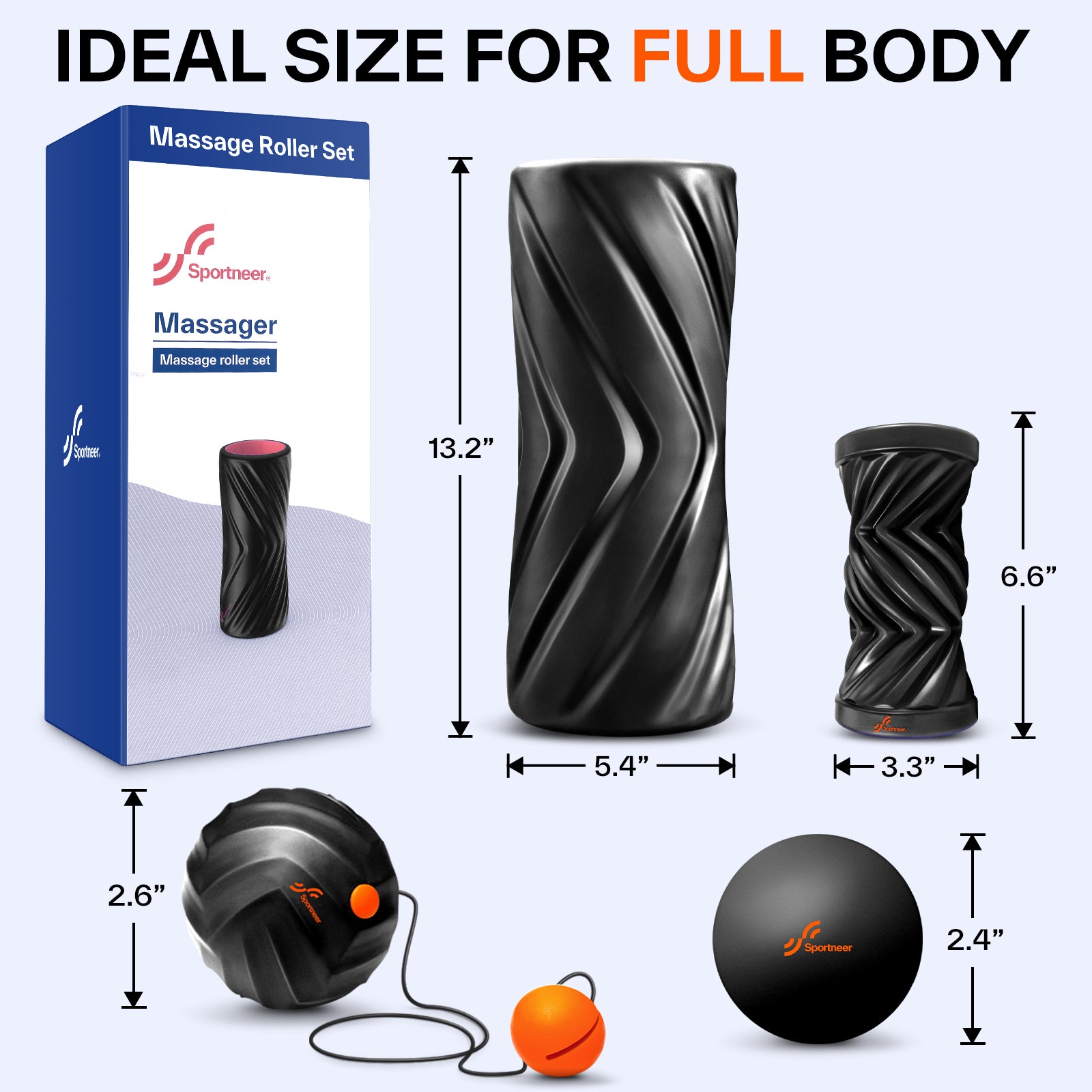sportneer-4-in-1-faszienrollen-set-schwarz-massage-regeneration image 7