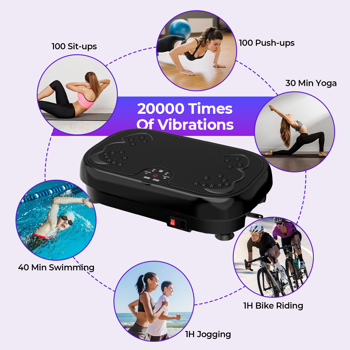 relife-vibration-plate-vibrationsplatte-mit-widerstandsb-ndern image 8
