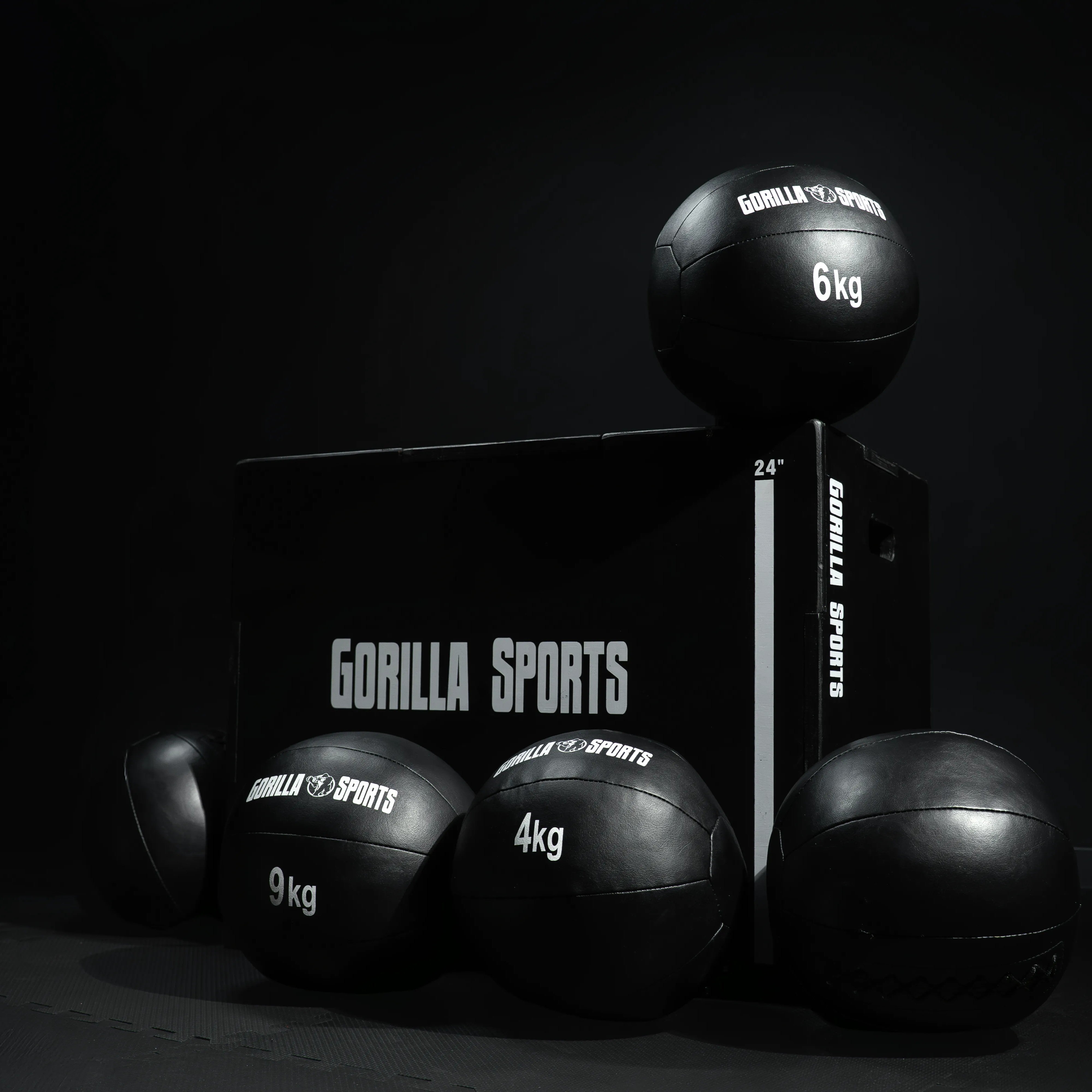 gyronetics-e-series-medizinball-kunstleder-5-kg-schwarz image 4