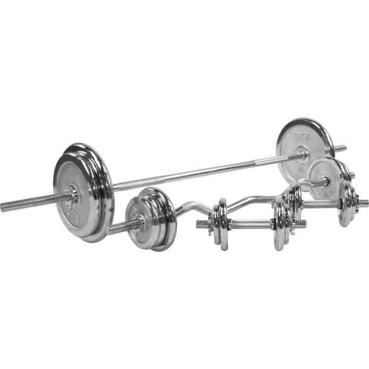 gyronetics-e-series-langhantelset-chrom-108-kg-sternverschluss image 1